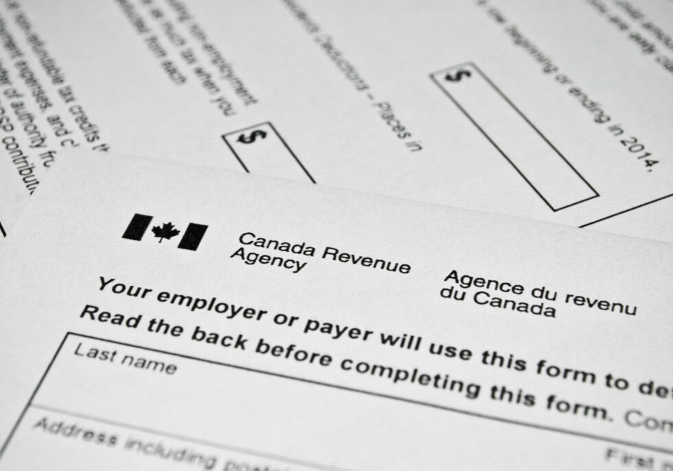 Canada Revenue Agency Form